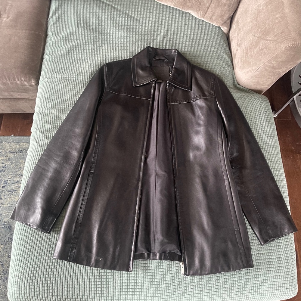 Womens, Coach leather jacket, size XS